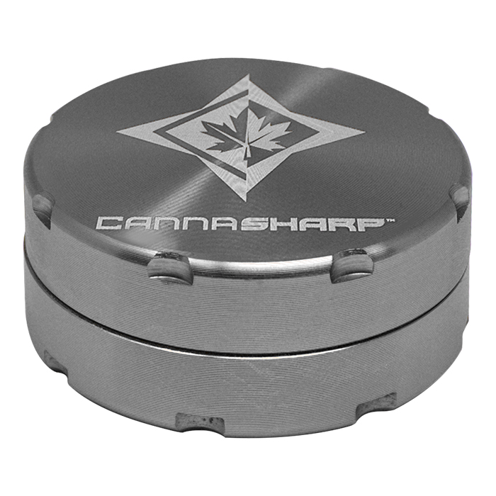 Silver Cannasharp Aerospace Two Stage Grinder