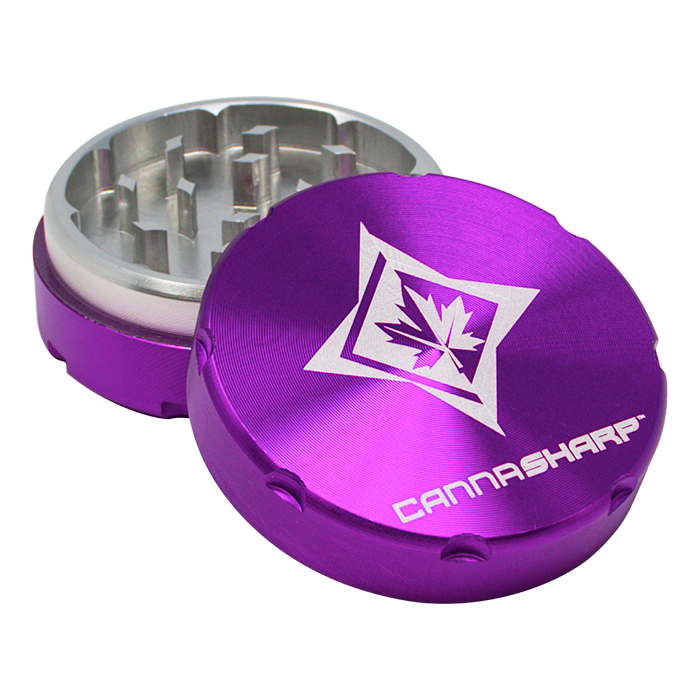 Purple Cannasharp Aerospace Two Stage Grinder