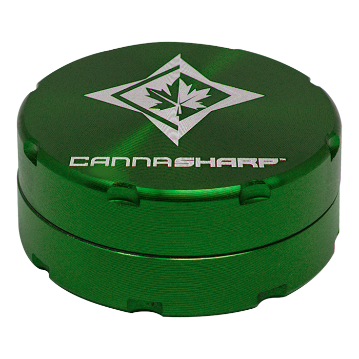 Green Cannasharp Aerospace Two Stage Grinder