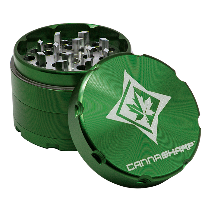 Lake Green Cannasharp Aerospace Four Stage Grinder