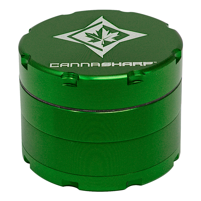 Green Cannasharp Aerospace Four Stage Grinder