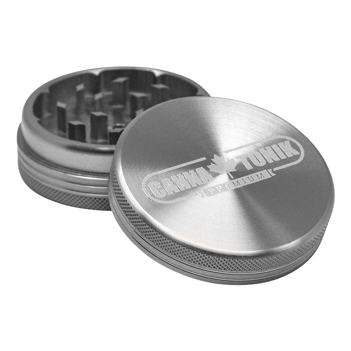 Silver Cannatonik Two Stage Aluminium Grinder