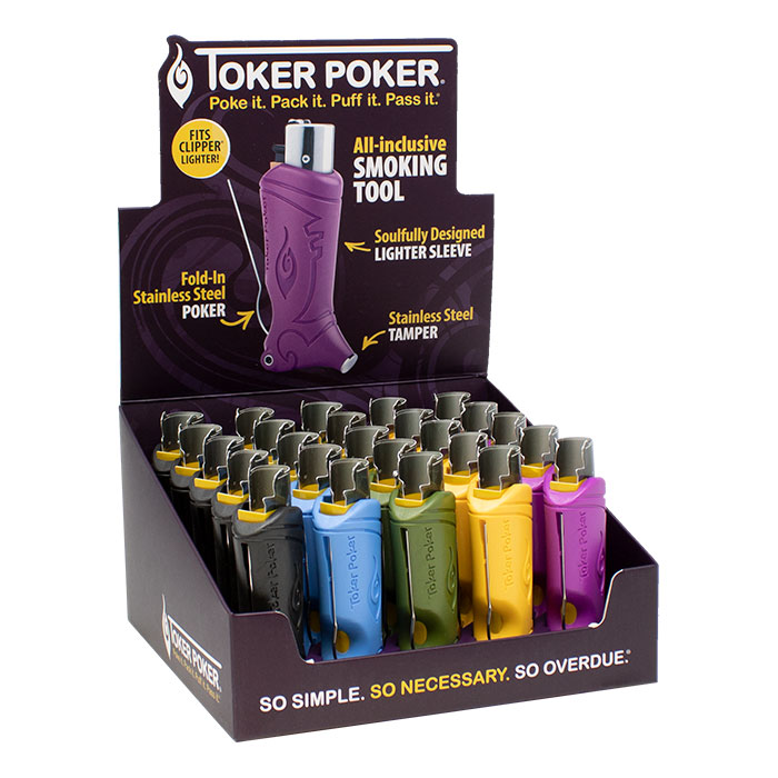 Toker Poker Clipper Edition Multi-Tool Lighter Ct 25