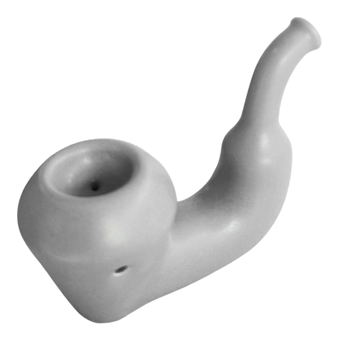 Ivory Sherlock Pipe by Oak and Earth