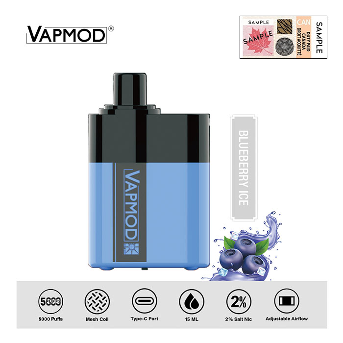 (Stamped) Allspark Blueberry Ice 5000 Puffs Disposable Vape Ct 10