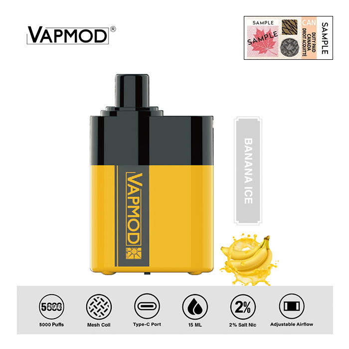 (Stamped) Allspark Banana Ice 5000 Puffs Disposable Vape Ct 10