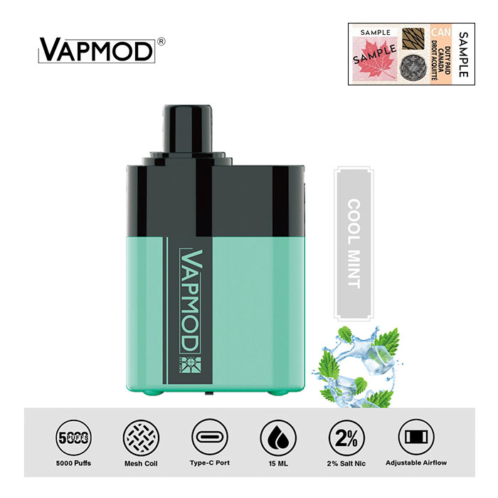 (Stamped) Allspark Cool Mint 5000 Puffs Disposable Vape Ct 10