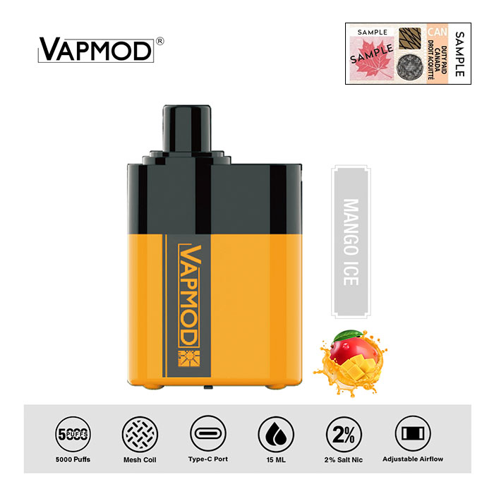 (Stamped) Allspark Mango Ice 5000 Puffs Disposable Vape Ct 10