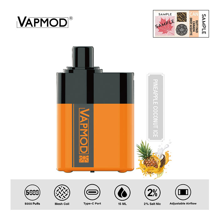 (Stamped) Allspark Pineapple Coconut 5000 Puffs Disposable Vape Ct 10