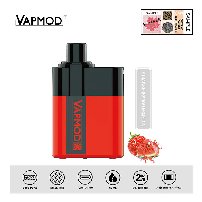 (Stamped) Allspark Strawberry Watermelon 5000 Puffs Disposable Vape Ct 10