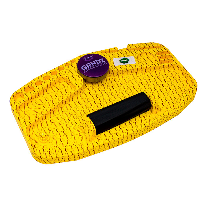 Endo Yellow and Purple Premium Multifunction Rolling Tray