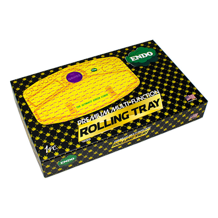 Endo Yellow and Purple Premium Multifunction Rolling Tray