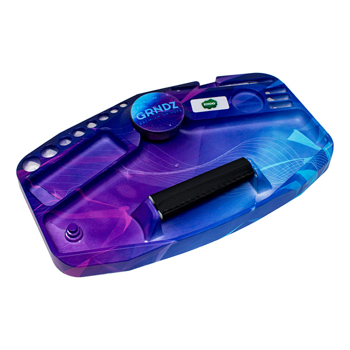 Endo Purple and Blue Premium Multifunction Rolling Tray