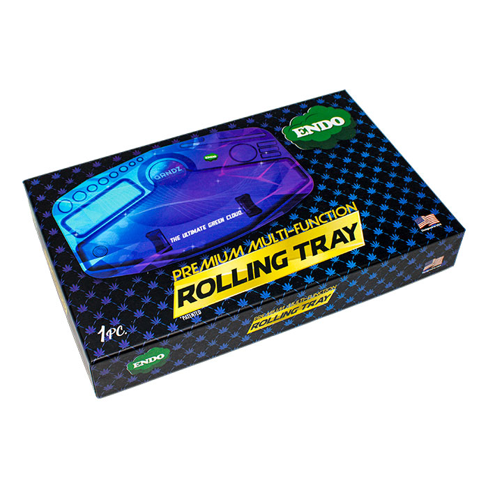 Endo Purple and Blue Premium Multifunction Rolling Tray