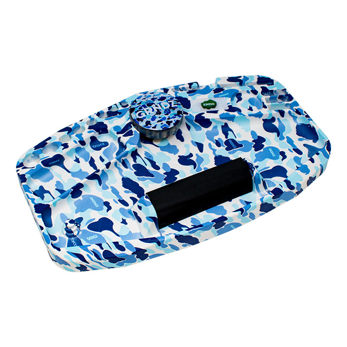 Endo Blue Camo Premium Multifunction Rolling Tray