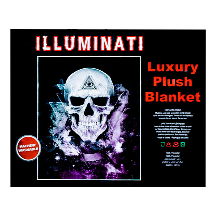 Illuminati Queen Size Plush Blanket