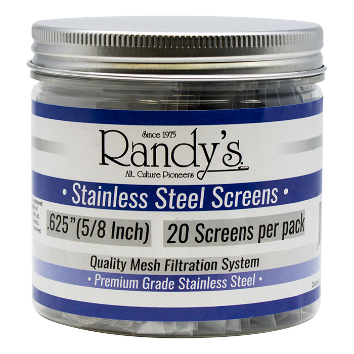 Randy's 0.625 Inches Stainless Steel Screens Ct 36