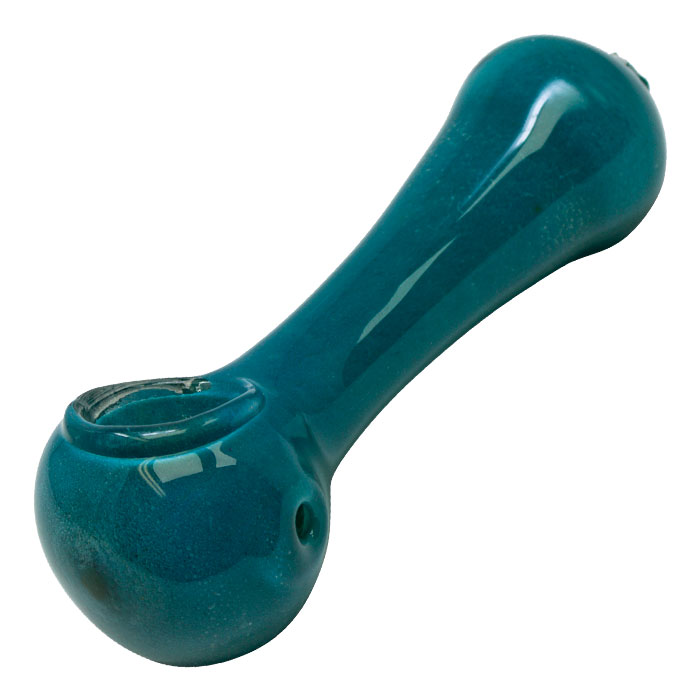 Firozi Hand Crafted Inside Out Frit Work Glass Pipe 4 Inches