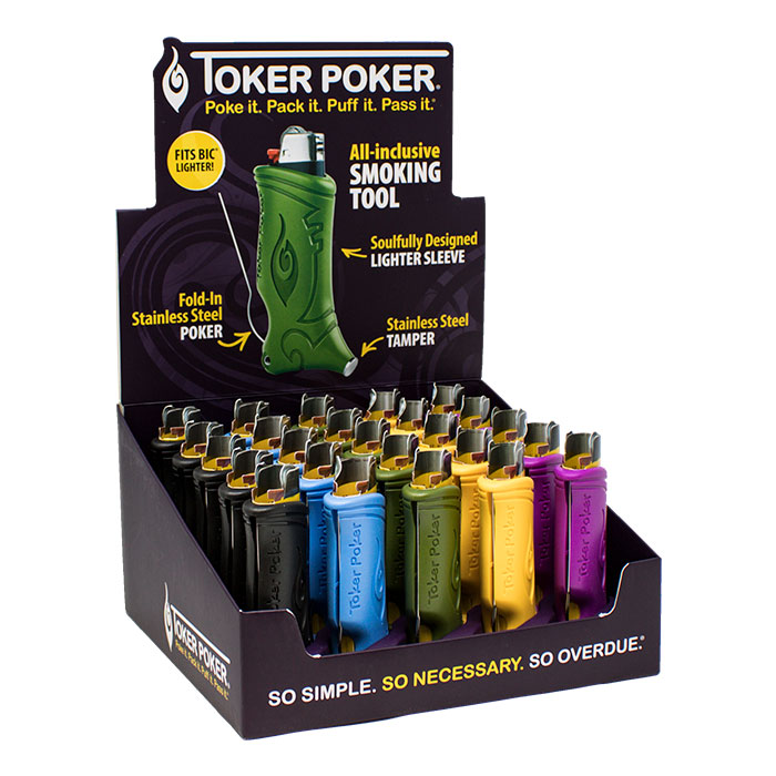 Toker Poker 2.0 Bic Lighter Edition Ct 25