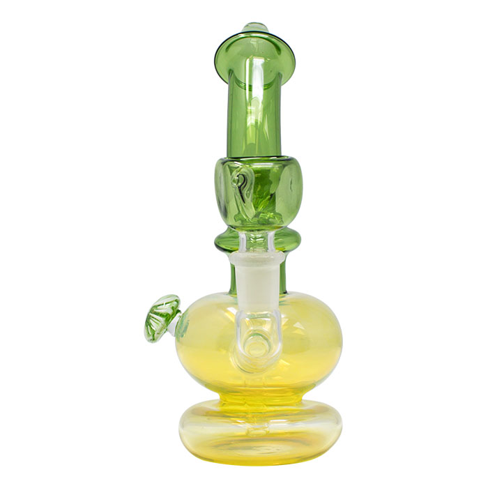Green Chameleon Glass 7 Inches Color Changing Bong
