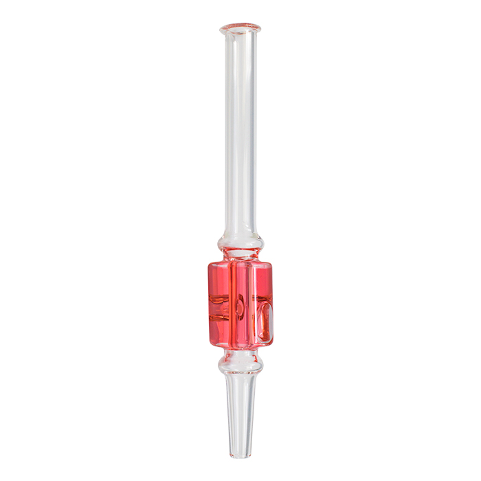 Red Freezable Glycerin Glass 12mm Nectar Collector