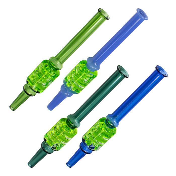 Green Freezable Nectar Collector With Inbuilt Glycerin Coil