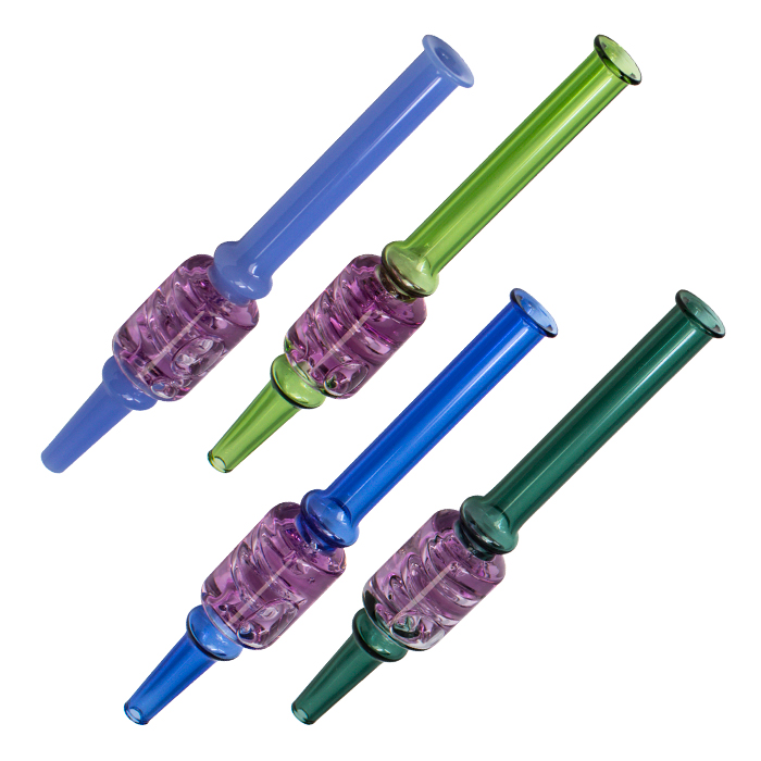 Purple Freezable Nectar Collector With Inbuilt Glycerin Coil