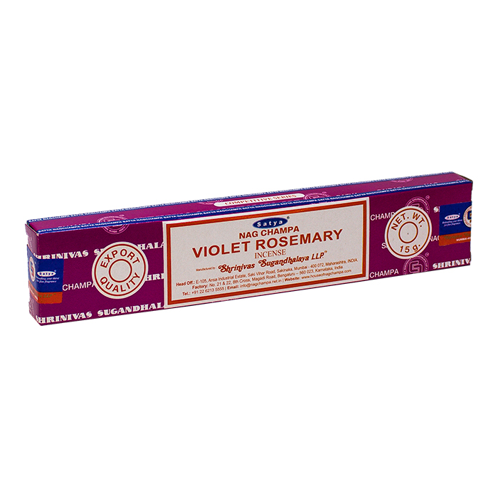 Satya Violet Rosemary Incense 15 Gm