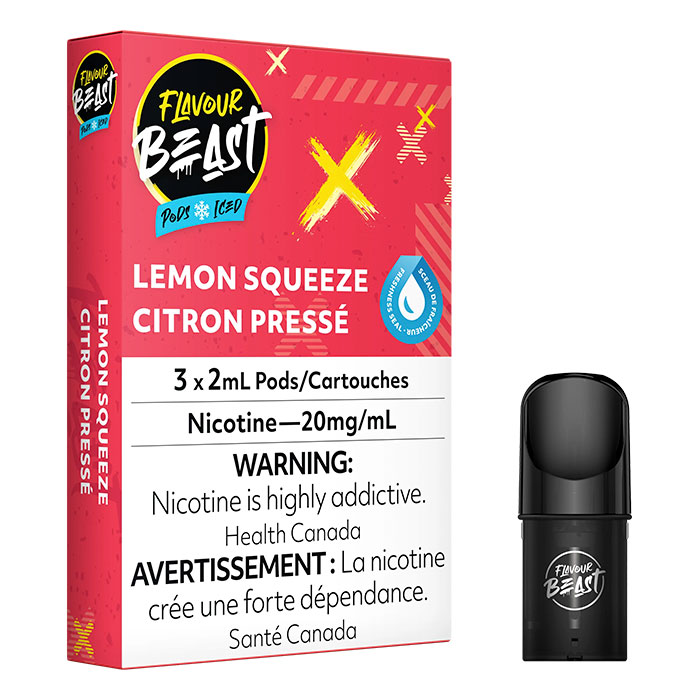 (Stamped) Lemon Squeeze Flavour Beast Pods Ct 5