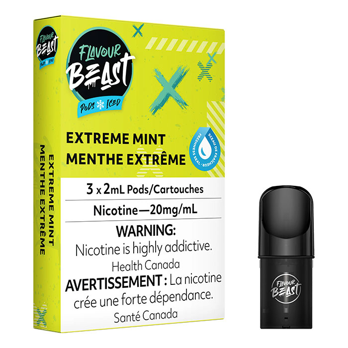 (Stamped) Extreme Mint Flavour Beast Pods Ct 5