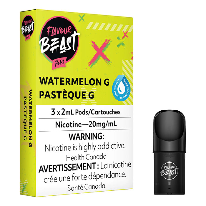 (Stamped) Watermelon G Flavour Beast Pods Ct 5