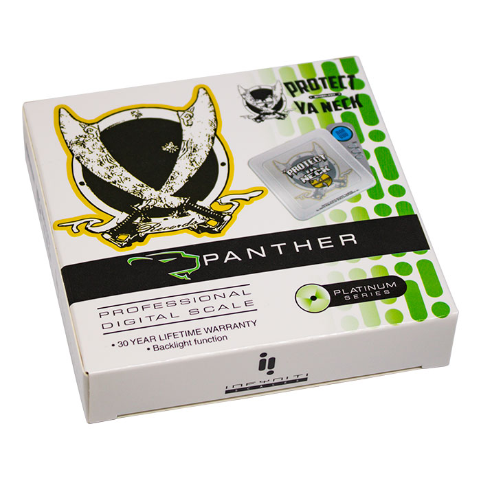 Silver Infyniti Protect Ya Neck Panther 50g x 0.01g Digital Pocket Scale