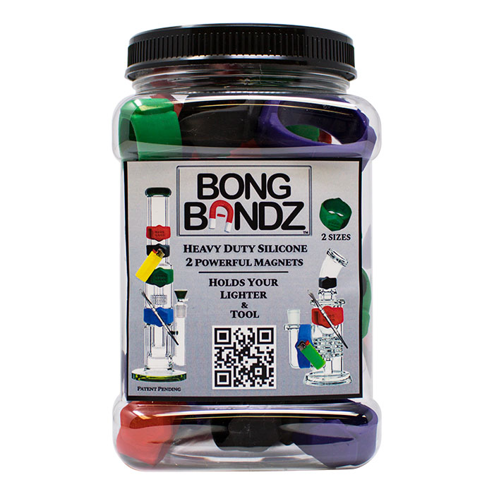 Silicone Magnetic Bong Bandz Box of 40