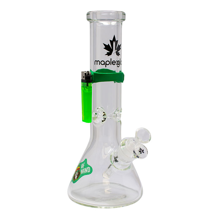 Higher State Of Mind Jester Series 12 Inches Glass Bong With Magnetic Band By Maple Glass