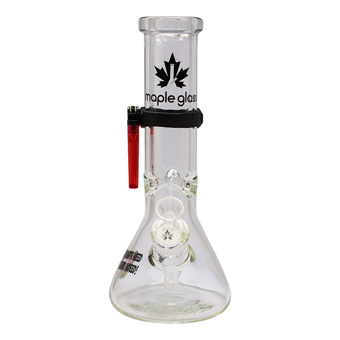 A Friend With Weed Jester Series 12 Inches Glass Bong With Magnetic Band By Maple Glass