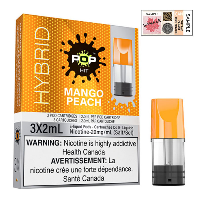 (Stamped) Mango Peach Pop Hybrid Pod Ct 5