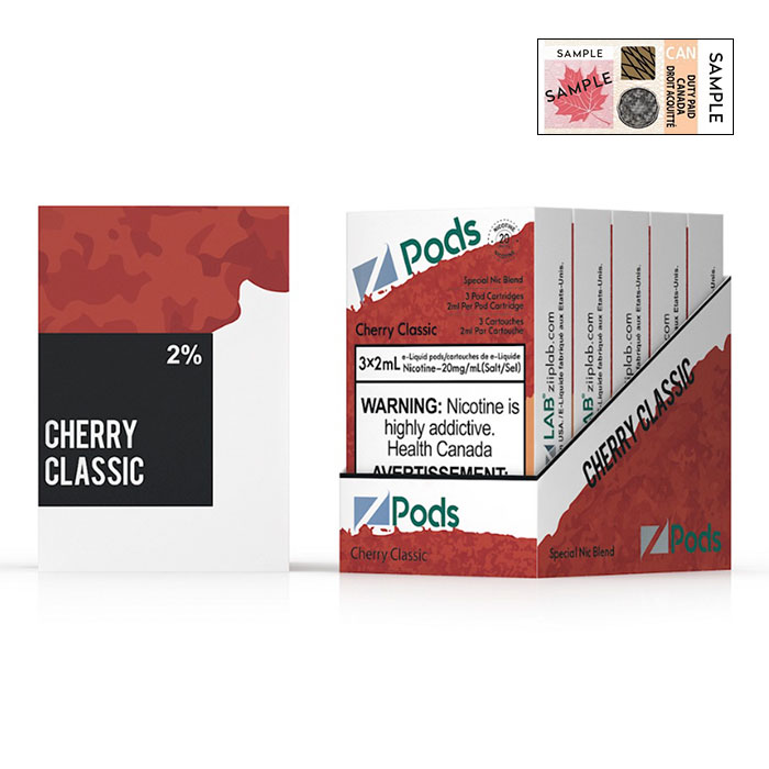 (Stamped) Z Pods Cherry Classic Special Edition Ct 5