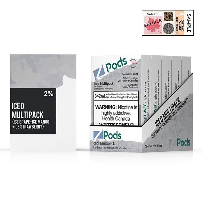 (Stamped) Z Pods Iced Multipack Special Edition Ct 5