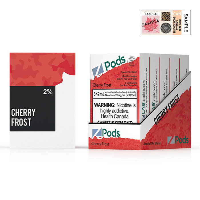 (Stamped) Z Pods Cherry Frost Special Edition Ct 5