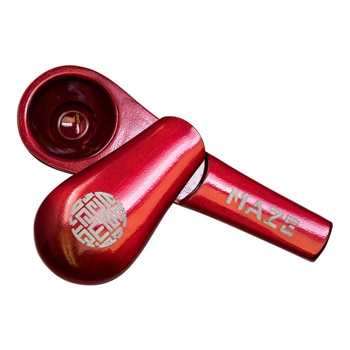 Red Maze Magnetic Slider Pipe 4 inches