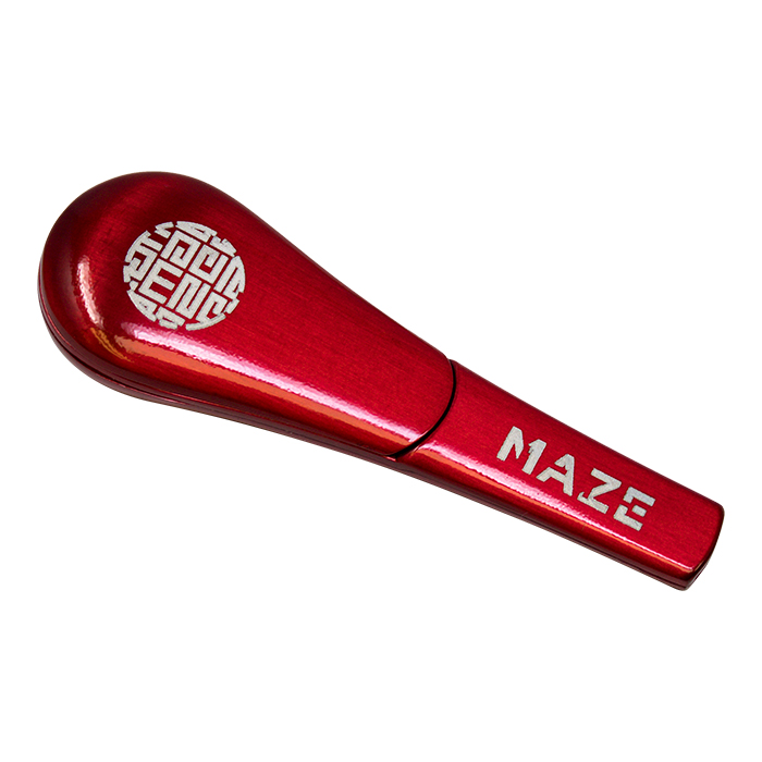Red Maze Magnetic Slider Pipe 4 inches