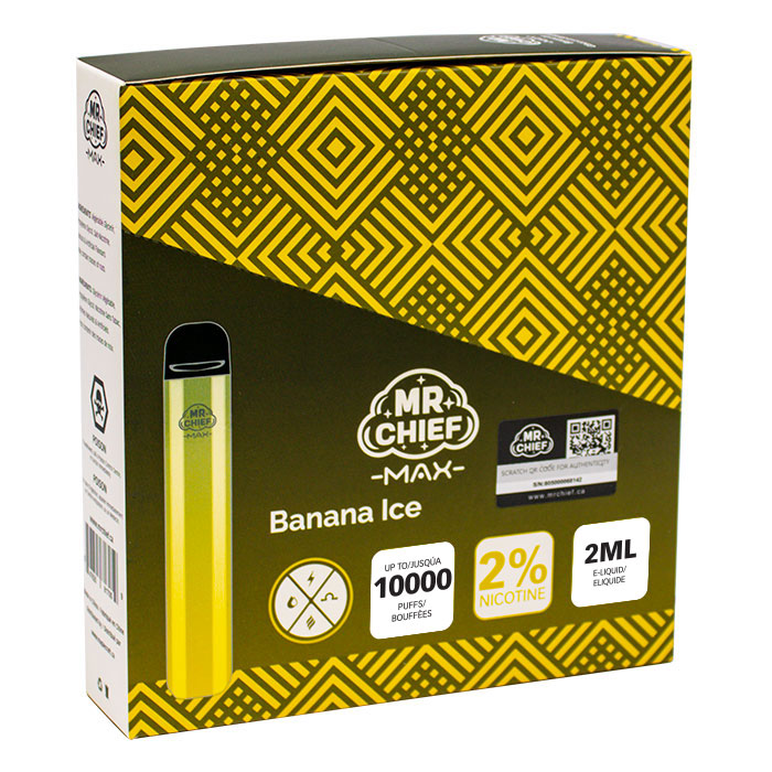MR Chief Max Banana Ice 5000 Puffs Disposable Vape Ct-5