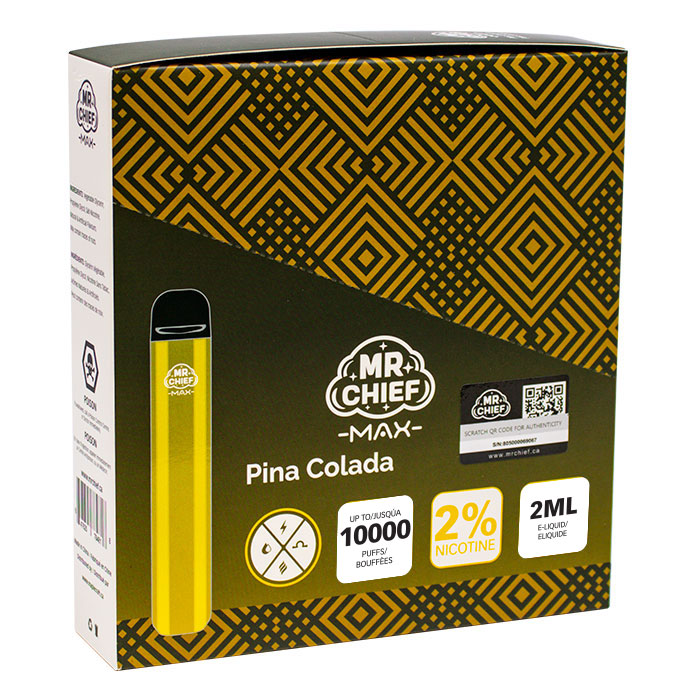 MR Chief Max Pina Colada 5000 Puffs Disposable Vape Ct-5