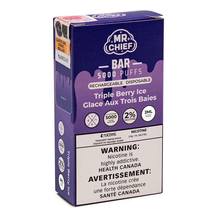 MR Chief Bar Tripple Berry Ice 5000 Puffs Disposable Vape Ct-10