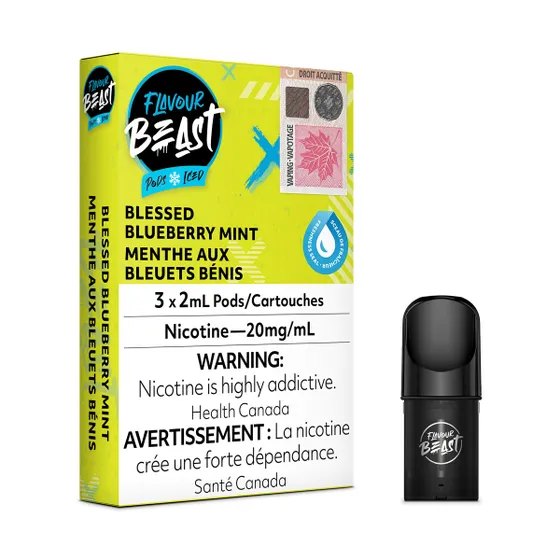 (Stamped) Blessed Blueberry Mint Flavour Beast Pods Ct 5