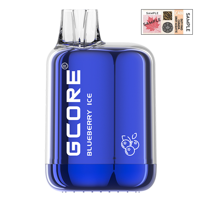 (Stamped) Blueberry Ice Box Mod 7000 Puffs Disposable Vape by G Core Ct 10