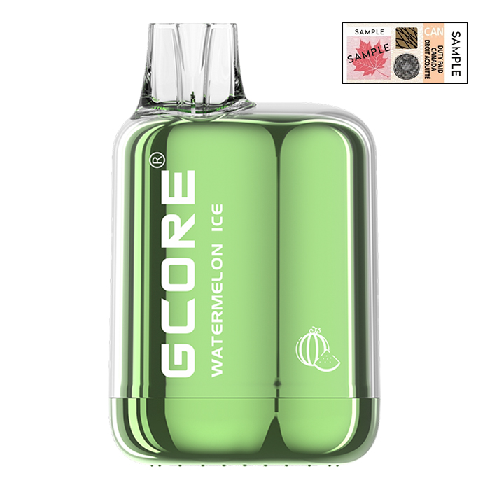 (Stamped) Watermelon Ice Box Mod 7000 Puffs Disposable Vape by G Core Ct 10