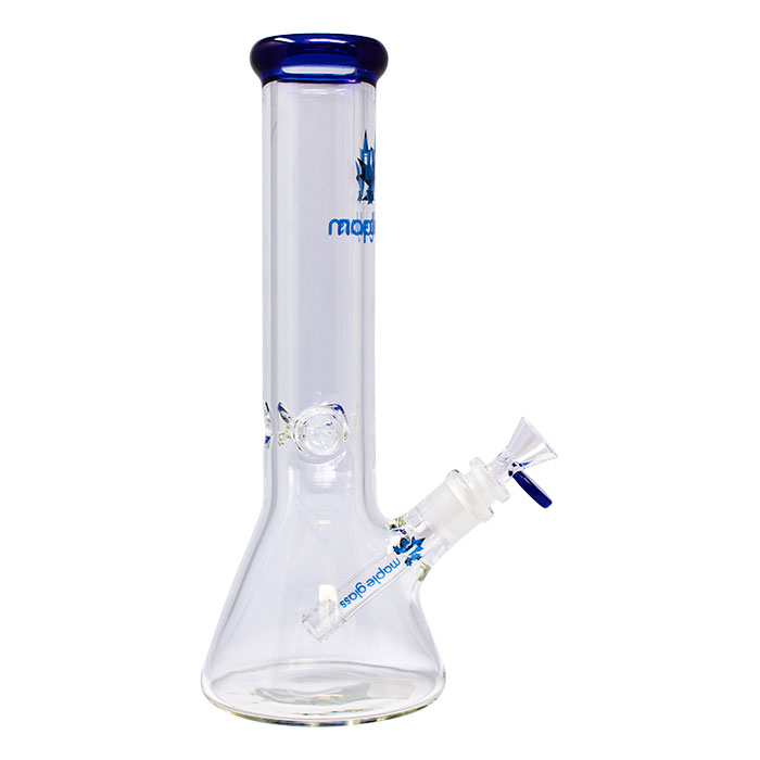 Maple Glass Blue Ice Catcher 12 Inches Glass Bong