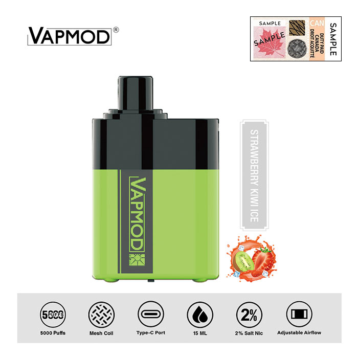 (Stamped) Allspark Strawberry Kiwi Ice 5000 Puffs Disposable Vape Ct 10