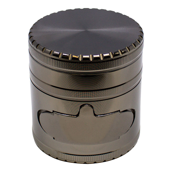 Gun Black Four Stage 63mm Aluminum Grinder